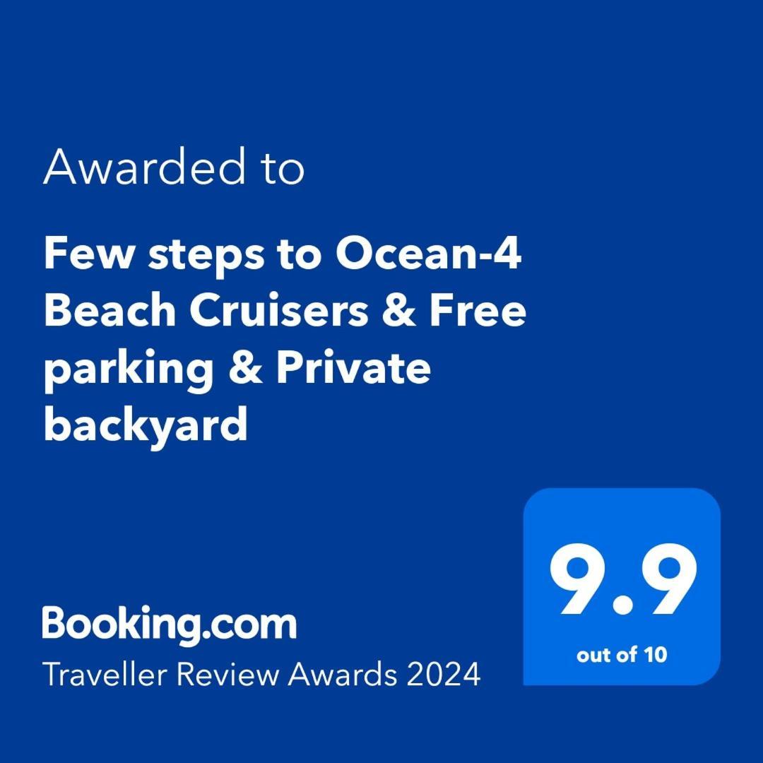 Few Steps To Ocean-4 Beach Cruisers & Free Parking & Private Backyard แจ็กสันวิลล์บีช ภายนอก รูปภาพ